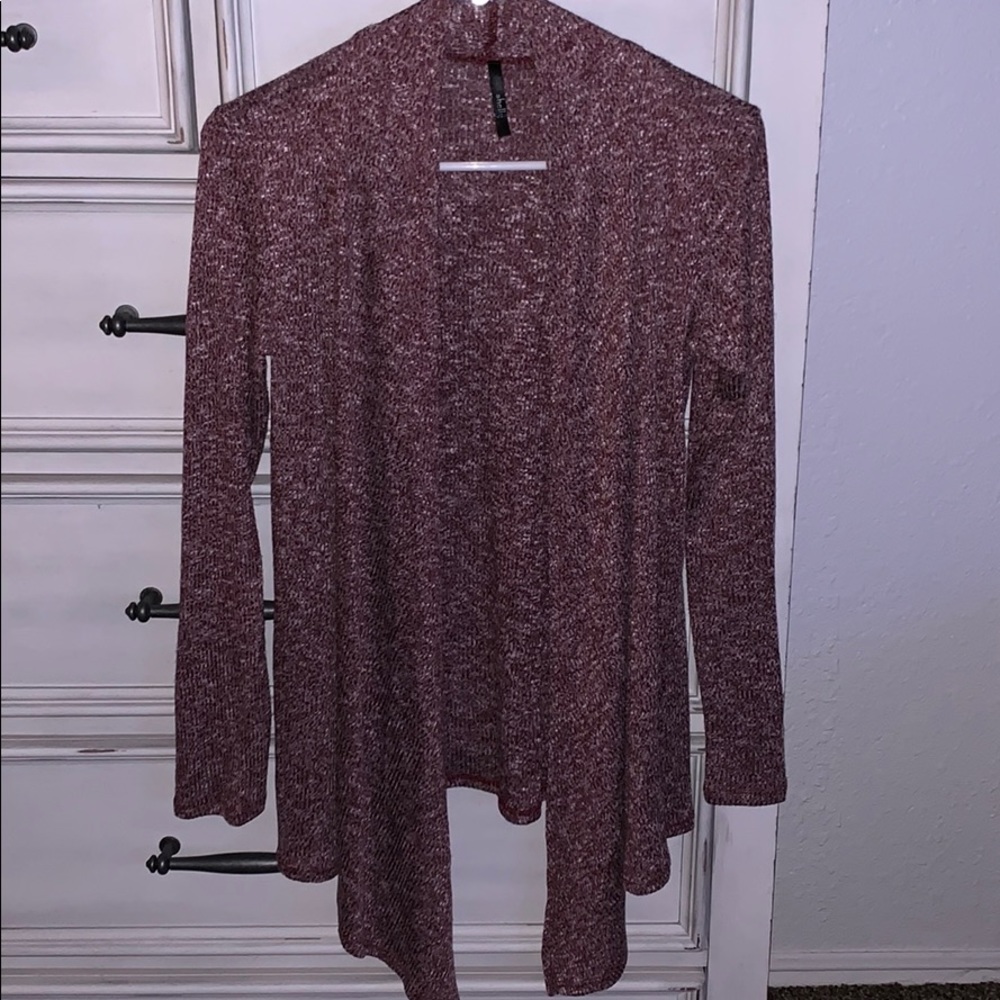 SALE ‼️ shelly burgundy cardigan